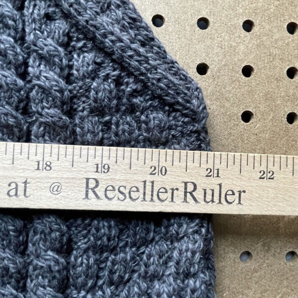 NWT Carraig Donn Sweater Womens XL Gray Aran Woollen Mills Merino Wool Ireland - Picture 8 of 9